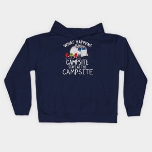 Copy of Peace, Love and Camping - Cool Camping Stuff Kids Hoodie